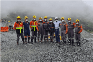Operadores de la mina Buriticá de Zijin-Continental Gold Colombia participan en segundo proceso de formación